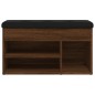 vidaXL Banco zapatero madera de ingeniería marrón roble 82x32x45,5 cm vidaXL Banco zapatero madera de ingeniería marrón roble 82x32x45,5 cm