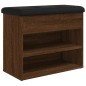 vidaXL Banco zapatero madera de ingeniería marrón roble 62x32x50 cm vidaXL Banco zapatero madera de ingeniería marrón roble 62x32x50 cm