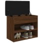 vidaXL Banco zapatero madera de ingeniería marrón roble 62x32x50 cm vidaXL Banco zapatero madera de ingeniería marrón roble 62x32x50 cm