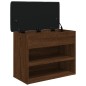 vidaXL Banco zapatero madera de ingeniería marrón roble 62x32x50 cm vidaXL Banco zapatero madera de ingeniería marrón roble 62x32x50 cm