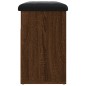 vidaXL Banco zapatero madera de ingeniería marrón roble 62x32x50 cm vidaXL Banco zapatero madera de ingeniería marrón roble 62x32x50 cm