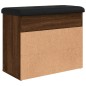 vidaXL Banco zapatero madera de ingeniería marrón roble 62x32x50 cm vidaXL Banco zapatero madera de ingeniería marrón roble 62x32x50 cm