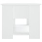 vidaXL Mesa de centro madera contrachapada blanco 79x49x41 cm vidaXL Mesa de centro madera contrachapada blanco 79x49x41 cm