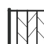 vidaXL Estructura de cama con cabecero y estribo metal negro 100x200cm vidaXL Estructura de cama con cabecero y estribo metal negro 100x200cm