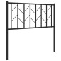 vidaXL Cabecero de metal negro 90 cm vidaXL Cabecero de metal negro 90 cm