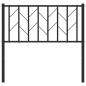vidaXL Cabecero de metal negro 90 cm vidaXL Cabecero de metal negro 90 cm