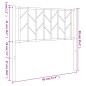 vidaXL Cabecero de metal negro 90 cm vidaXL Cabecero de metal negro 90 cm