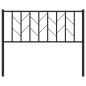 vidaXL Cabecero de metal negro 107 cm vidaXL Cabecero de metal negro 107 cm