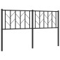 vidaXL Cabecero de metal negro 150 cm vidaXL Cabecero de metal negro 150 cm