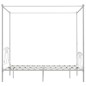 vidaXL Estructura de cama con dosel metal blanco 140x200 cm vidaXL Estructura de cama con dosel metal blanco 140x200 cm