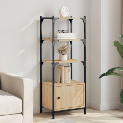 vidaXL Librería 3 estantes madera ingeniería roble 41x30x109,5 cm