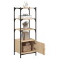vidaXL Librería 3 estantes madera ingeniería roble 41x30x109,5 cm vidaXL Librería 3 estantes madera ingeniería roble 41x30x109,5 cm