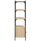 vidaXL Librería 3 estantes madera ingeniería roble 41x30x109,5 cm vidaXL Librería 3 estantes madera ingeniería roble 41x30x109,5 cm