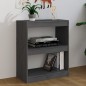 vidaXL Estantería/divisor de espacios madera pino gris 60x30x71,5 cm vidaXL Estantería/divisor de espacios madera pino gris 60x30x71,5 cm