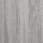 vidaXL Banco con almacenaje madera ingeniería gris Sonoma 102x42x46 cm