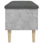 vidaXL Banco almacenaje madera ingeniería gris hormigón 102x42x46 cm vidaXL Banco almacenaje madera ingeniería gris hormigón 102x42x46 cm