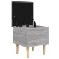 vidaXL Banco con almacenaje madera ingeniería gris Sonoma 42x42x46 cm vidaXL Banco con almacenaje madera ingeniería gris Sonoma 42x42x46 cm
