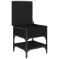 vidaXL Banco zapatero madera de ingeniería negro 42x42x45 cm vidaXL Banco zapatero madera de ingeniería negro 42x42x45 cm