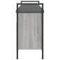 vidaXL Banco zapatero madera de ingeniería gris Sonoma 85,5x32x57,5 cm vidaXL Banco zapatero madera de ingeniería gris Sonoma 85,5x32x57,5 cm