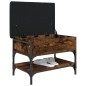 vidaXL Banco zapatero madera de ingeniería roble ahumado 62x42x45 cm vidaXL Banco zapatero madera de ingeniería roble ahumado 62x42x45 cm