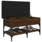 vidaXL Banco zapatero madera de ingeniería marrón roble 82x42x45 cm vidaXL Banco zapatero madera de ingeniería marrón roble 82x42x45 cm