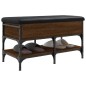 vidaXL Banco zapatero madera de ingeniería marrón roble 82x42x45 cm vidaXL Banco zapatero madera de ingeniería marrón roble 82x42x45 cm