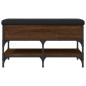 vidaXL Banco zapatero madera de ingeniería marrón roble 82x42x45 cm vidaXL Banco zapatero madera de ingeniería marrón roble 82x42x45 cm