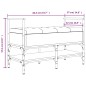 vidaXL Banco zapatero madera ingeniería roble ahumado 85,5x42x57,5 cm vidaXL Banco zapatero madera ingeniería roble ahumado 85,5x42x57,5 cm