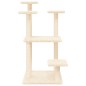 vidaXL Postes rascadores para gatos con plataformas crema 98,5 cm vidaXL Postes rascadores para gatos con plataformas crema 98,5 cm