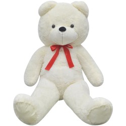 vidaXL Oso de peluche XXL blanco 160 cm 