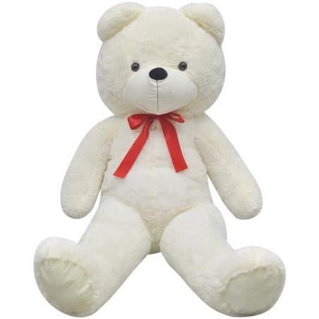vidaXL Oso de peluche XXL blanco 160 cm 