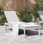 vidaXL Tumbona de PP gris 186x60x29 cm vidaXL Tumbona de PP gris 186x60x29 cm