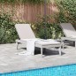 vidaXL Tumbona de PP gris 186x60x29 cm vidaXL Tumbona de PP gris 186x60x29 cm