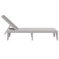 vidaXL Tumbona de PP gris 186x60x29 cm vidaXL Tumbona de PP gris 186x60x29 cm