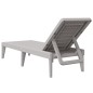 vidaXL Tumbona de PP gris 186x60x29 cm vidaXL Tumbona de PP gris 186x60x29 cm