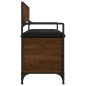 vidaXL Banco almacenaje madera ingeniería roble marrón 85,5x42x73,5 cm vidaXL Banco almacenaje madera ingeniería roble marrón 85,5x42x73,5 cm