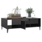 vidaXL Mesa de centro madera contrachapada negro brillo 103,5x60x35cm vidaXL Mesa de centro madera contrachapada negro brillo 103,5x60x35cm