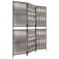 vidaXL Biombo de 3 paneles ratán sintético marrón vidaXL Biombo de 3 paneles ratán sintético marrón