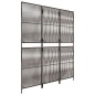 vidaXL Biombo de 3 paneles ratán sintético marrón vidaXL Biombo de 3 paneles ratán sintético marrón