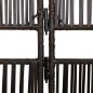 vidaXL Biombo de 3 paneles ratán sintético marrón vidaXL Biombo de 3 paneles ratán sintético marrón