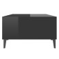 vidaXL Mesa de centro madera contrachapada negro brillo 103,5x60x35cm vidaXL Mesa de centro madera contrachapada negro brillo 103,5x60x35cm