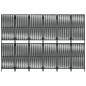 vidaXL Biombo de 6 paneles ratán sintético negro vidaXL Biombo de 6 paneles ratán sintético negro