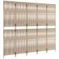 vidaXL Biombo de 5 paneles ratán sintético beige vidaXL Biombo de 5 paneles ratán sintético beige