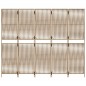 vidaXL Biombo de 5 paneles ratán sintético beige vidaXL Biombo de 5 paneles ratán sintético beige