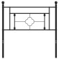 vidaXL Cabecero de metal negro 100 cm