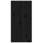 vidaXL Armarios de pared 2 uds madera maciza de pino negro 30x30x60 cm vidaXL Armarios de pared 2 uds madera maciza de pino negro 30x30x60 cm
