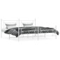 vidaXL Estructura cama metal con cabecero y pie cama blanco 193x203 cm vidaXL Estructura cama metal con cabecero y pie cama blanco 193x203 cm