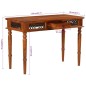 vidaXL Escritorio con cajón madera maciza de acacia 110x50x76 cm vidaXL Escritorio con cajón madera maciza de acacia 110x50x76 cm