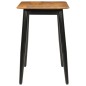 vidaXL Mesa de comedor madera maciza de mango y hierro 112x52x76 cm vidaXL Mesa de comedor madera maciza de mango y hierro 112x52x76 cm