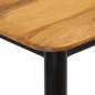 vidaXL Mesa de comedor madera maciza de mango y hierro 112x52x76 cm vidaXL Mesa de comedor madera maciza de mango y hierro 112x52x76 cm